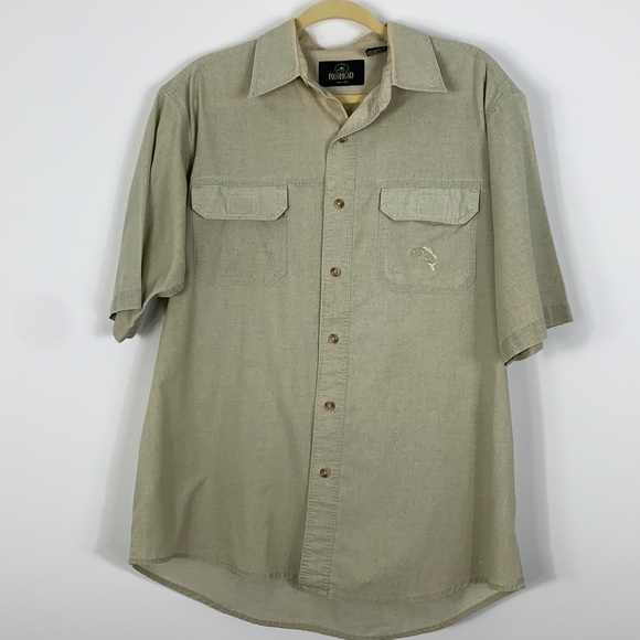 RedHead soft green short sleeved button shirt L - Picture 1 of 6